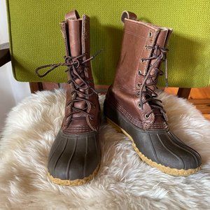 Brown Leather L.L. Bean Boots 6